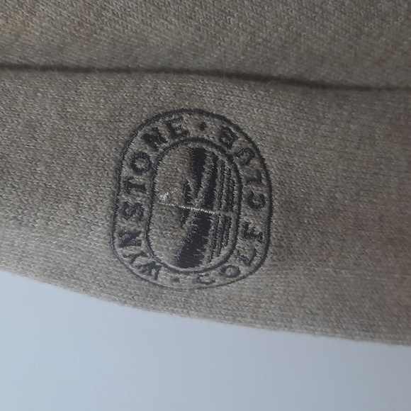 ADIDAS Adipure tan golf cardigan sweater jacket full zip size large - Picture 5 of 5